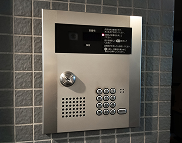 マンションのインターホンの写真