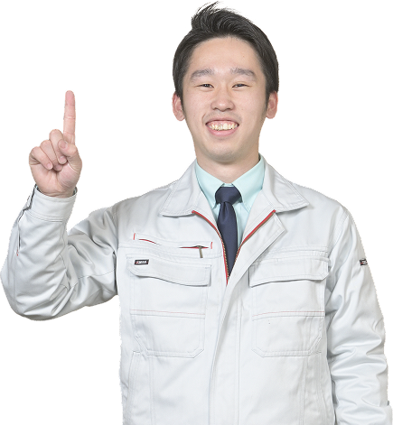 ミヤケンで働く男性スタッフの写真