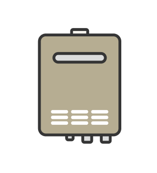 給湯器のイラスト