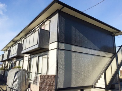みどり市笠懸町Cパナハイツ様 外壁塗装工事 after