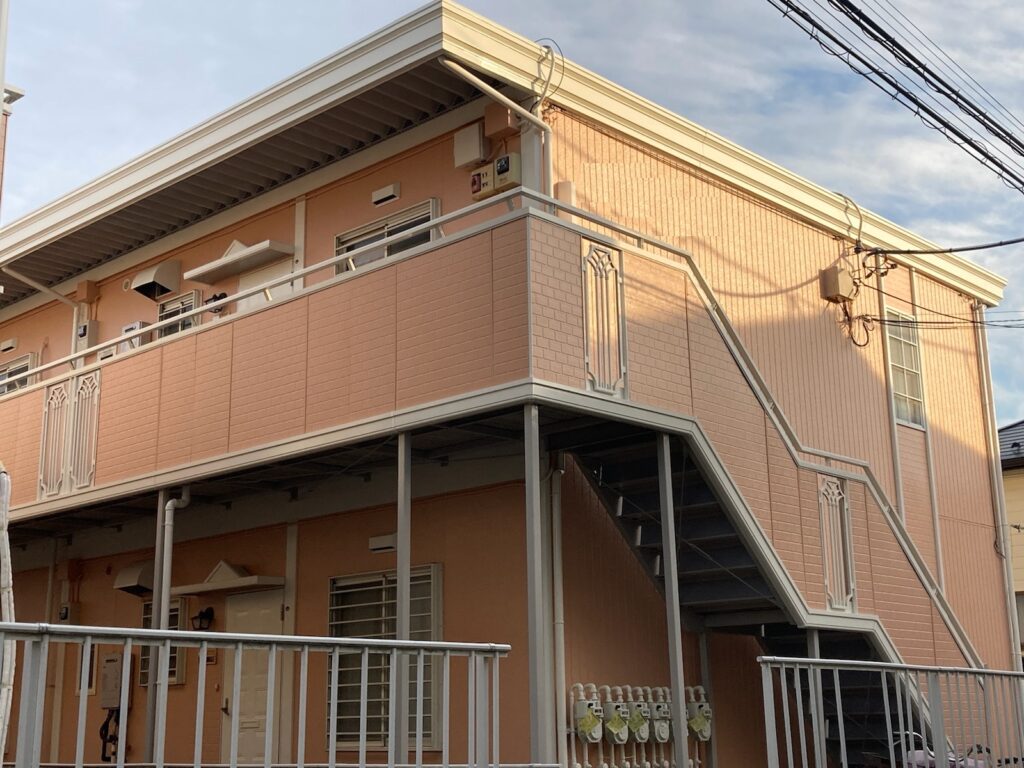 埼玉県さいたま市 アパート外壁塗装 大規模修繕 ミヤケン 施工後