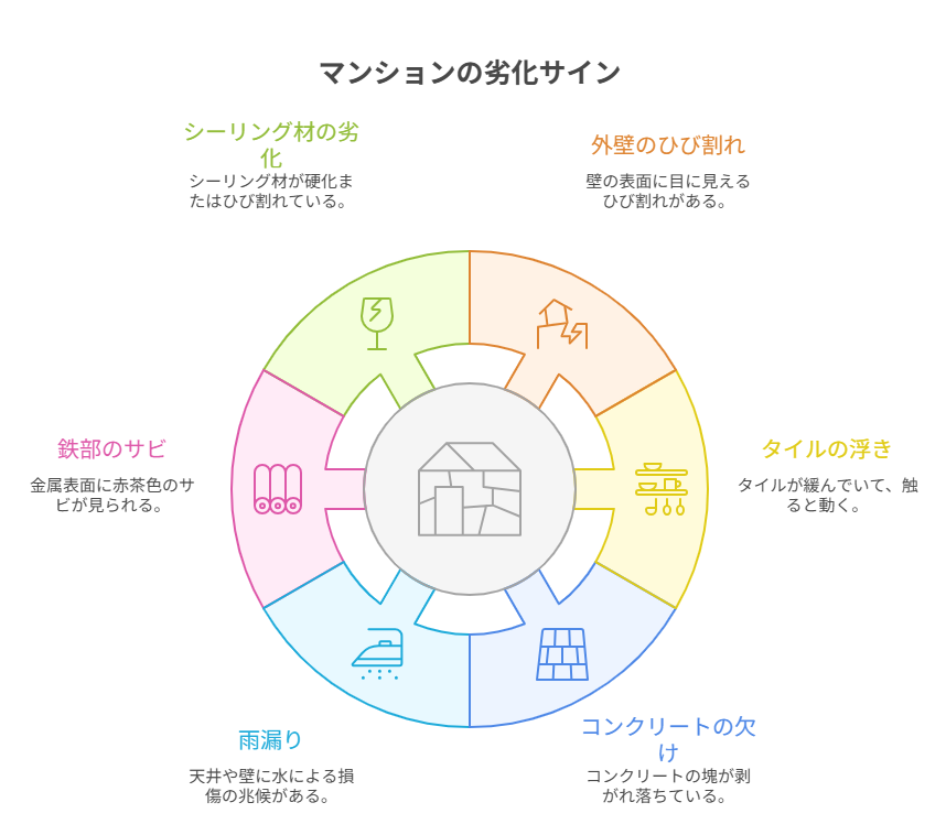 チェックすべき劣化サイン