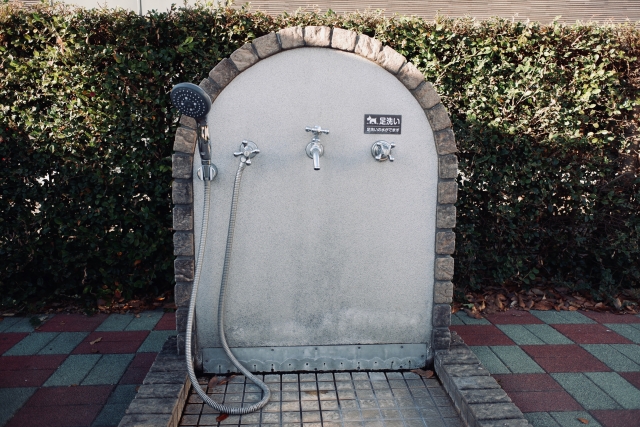 コラム：足洗い場