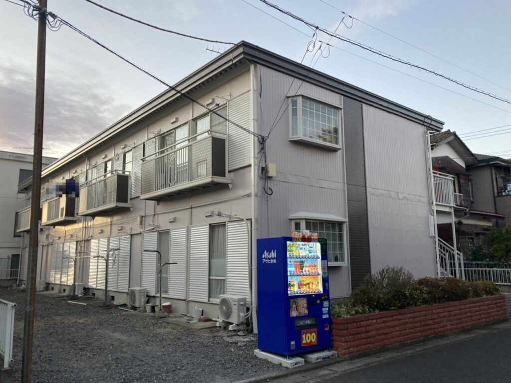 埼玉県神川町のアパートの外壁塗装の施工後の写真　ミヤケン　大規模修繕プロ